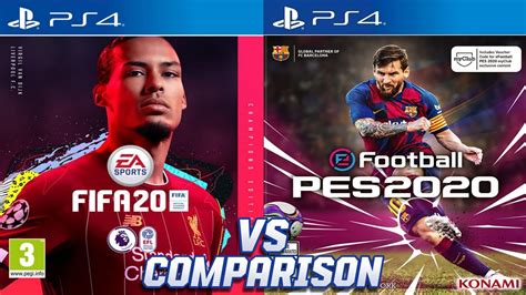 FIFA 20 Vs PES 2020 PS4 YouTube