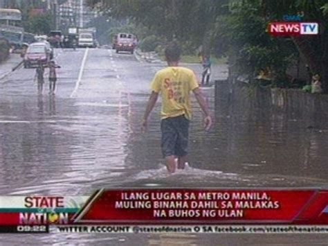 Sona Ilang Lugar Sa Metro Manila Muling Binaha Dahil Sa Malakas Na