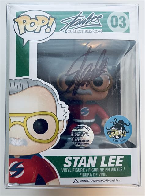 Stan Lee Signed Comikaze Exclusive Funko Pop Vinyl Figure Lee Coa