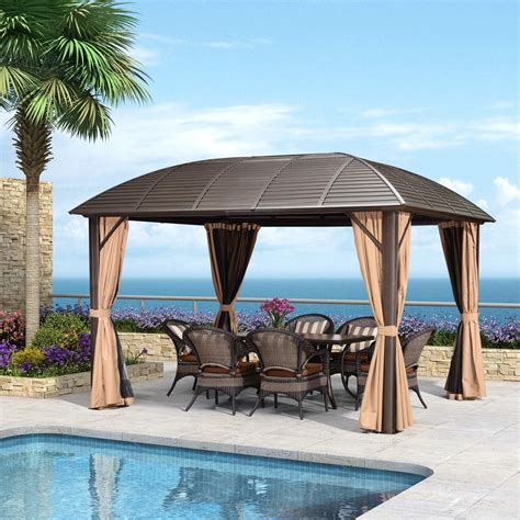 4m X 4m Steel Patio Gazebo Artofit