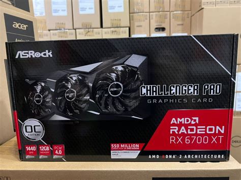 Asrock Rx6700xt Rx 6700 Xt Challenger Pro 12gb Oc Graphic Card Computers And Tech Parts