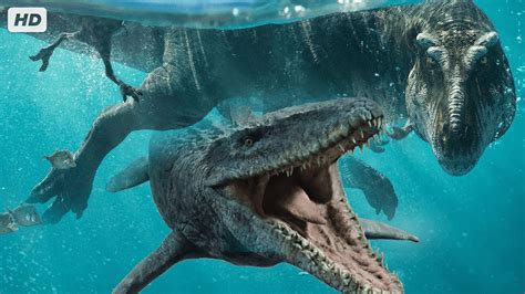 Predated By Mosasaurs Including Tyrannosaurus Rex JURASSIC WORLD