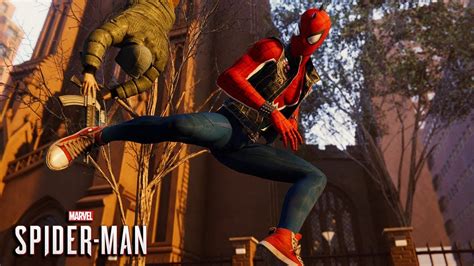 Marvels Spider Man Ps4 Spider Punk Suit Power Web Swinging And Combat Gameplay Youtube