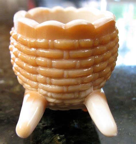 Joe St Clair Caramel Slag Glass Snail Wheelbarrow C 1970s Toothpick Holder Ebay