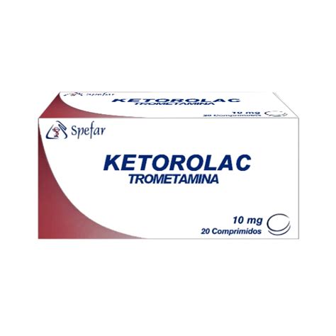 Ketorolac 10Mg X 20 Comprimidos Spefar Farmadon La Farmacia De La