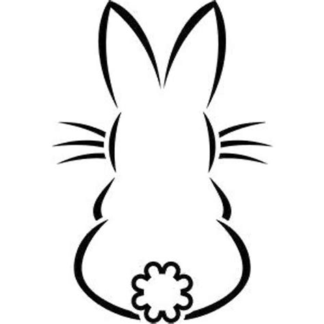 Image Of Easter Bunny Outline