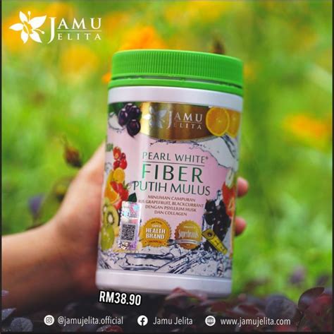 Jamu Jelita Pearl White Fiber Lazada