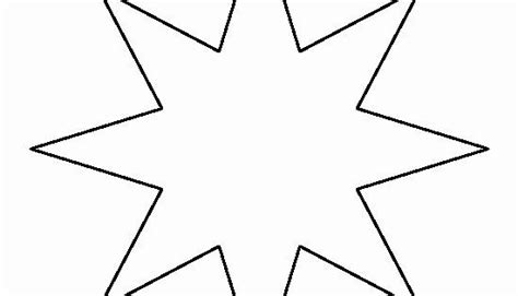 8 Point Star Template Printable New Eight Point Star Pattern Use The