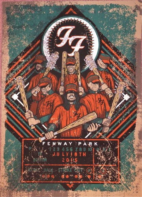 Foo Fighters Tour Poster Ebay