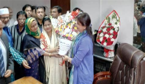 State Minister Tarana Attends Her New Office