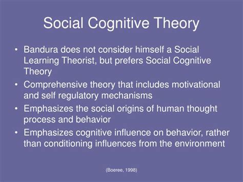 Ppt Albert Bandura Social Cognitive Theory Powerpoint Presentation 90288 Hot Sex Picture