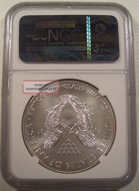 2013 W Silver Eagle Ngc Ms 70 Struck At West Point Gem