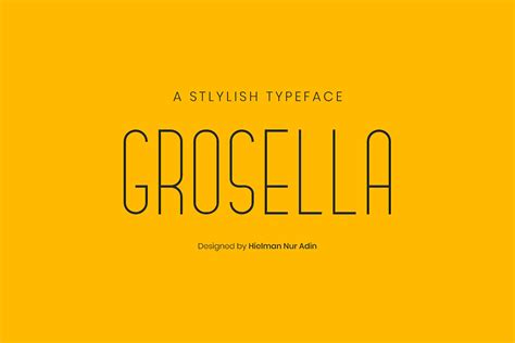 Grosella Font Free Font