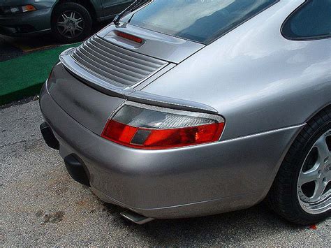 1998 2004 Porsche 911 996 Coupe Euro Style Rear 3pc Trunk Lip Spoiler