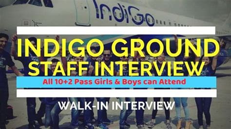 Indigo Ground Staff Interview For Freshers In December 2024