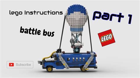 Lego Fortnite Battle Bus Moc Instructions Part 1 YouTube