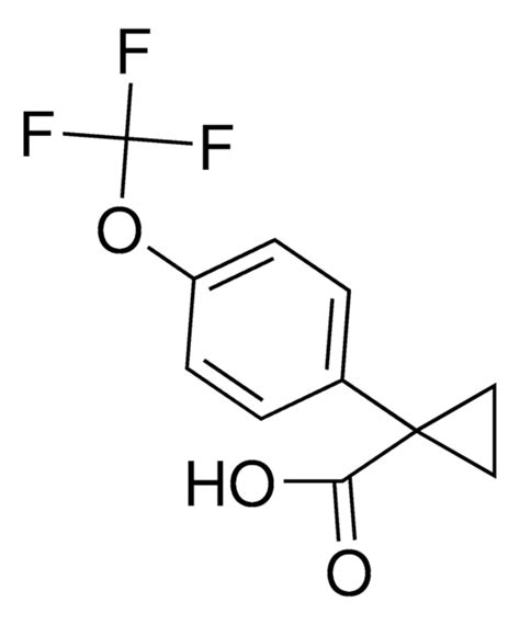 1 4 Trifluoromethoxy Phenyl Cyclopropanecarboxylic Acid AldrichCPR