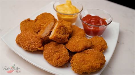 Nuggets De Pollo Caseros Super F Ciles El Saborcito Rojo Youtube