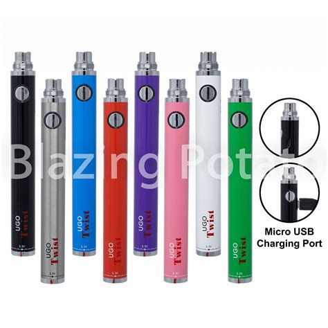 Ugo Twist Mah Micro Usb Passthrough Variable Voltage Vaporizer