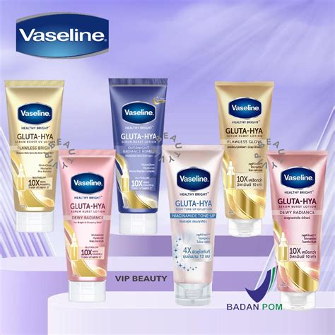 Jual Vaseline Healthy Bright Gluta Hyaluron Niacinamide Serum Uv Lotion