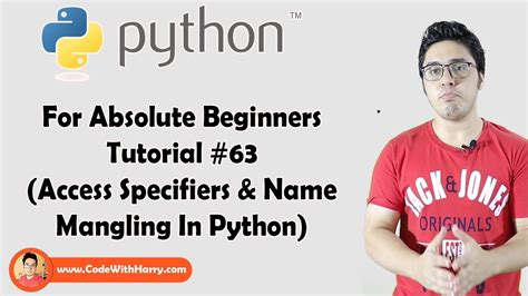 Public Private And Protected Access Specifiers Python Tutorials For Absolute Beginners In Hindi