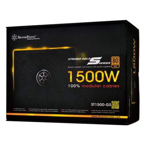 Silverstone SST ST1500 GS Serie Strider Gold 1500W 80 Plus Gold Modular