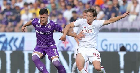 Fiorentina Roma El Shaarawy Non Basta Decidono Jovic E Ikon