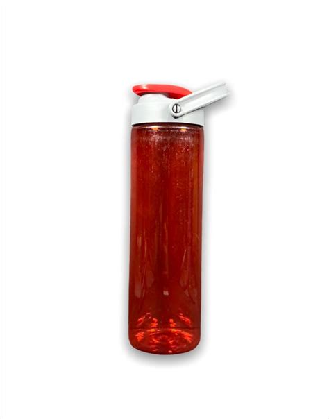 Cilindro Liso Boca Ancha 750 Ml Rojo Con Tapa Asa RedFish