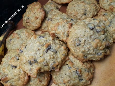 Biscuits Aux Bananes Gruau Et Chocolat