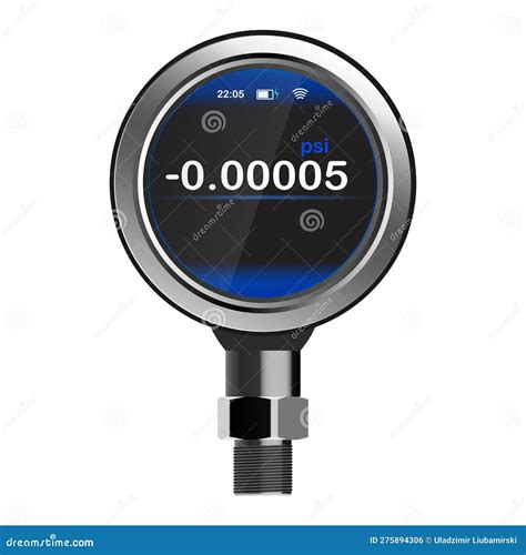 Digital Pressure Gauge High Measurement Accuracyrealistic Image Of A