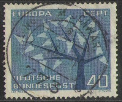 384 Europa Baum CEPT 40 Pf Deutsche Bundespost Briefmarke