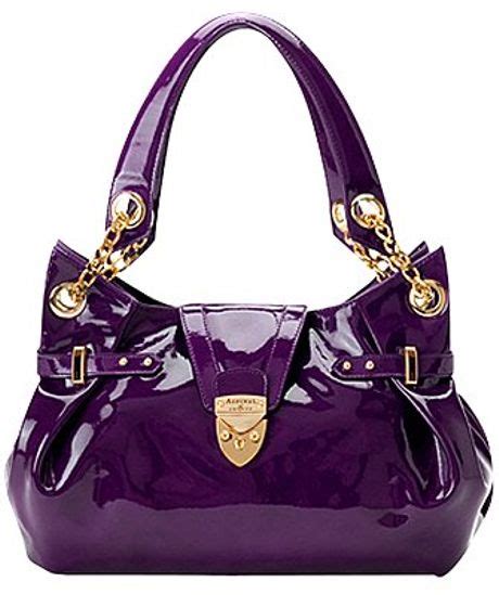 Purple Leather Purses | semashow.com