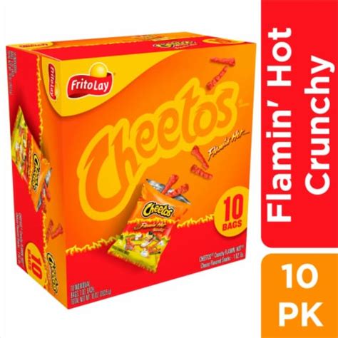 Cheetos Flamin Hot Crunchy Multipack Chips Pk Oz Kroger