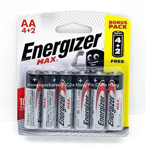 Pin Energizer Max AAA E92 BP4 2 Gói 6 viên pin Tuanphong vn