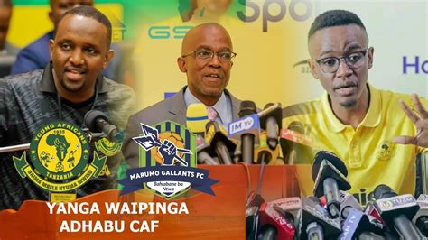 Live Yanga Maji Yanachemka Moto Wahamia Nusu Fainali Caf Watoa Neno