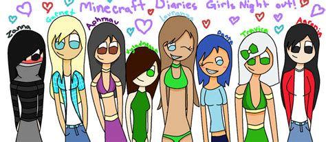 Minecraft Diaries Girls Night Out By NeenahRockets27264 On DeviantArt