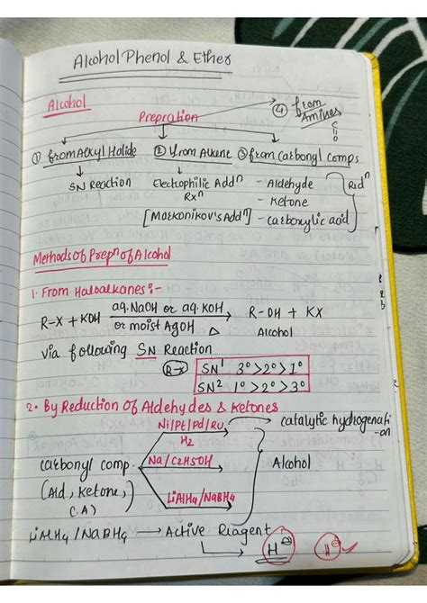 SOLUTION Alcohol Phenol And Ether Detailed Notes Studypool