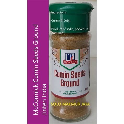 Mccormick Mc Cormick Cumin Seeds Ground Bumbu Bubuk 30 G Lazada Indonesia