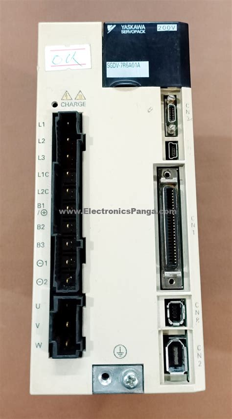 Yaskawa Kw Sgmav Ada Ac Servo Motor Driver Sgdv R A A Tested