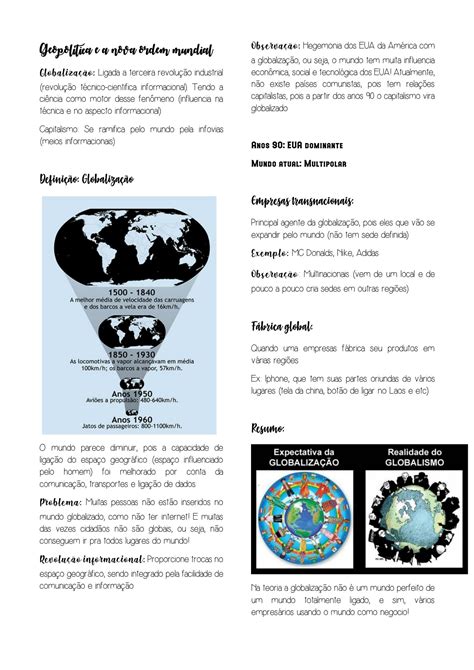 Solution Geopol Tica E A Nova Ordem Mundial Studypool