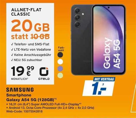 Samsung Smartphone Galaxy A54 5g (128gb) Angebot bei Expert Octomedia ...