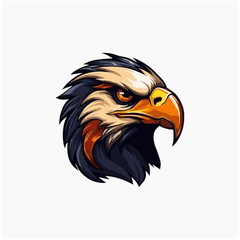 Premium Vector Eagle Hawk Head Isolated On Background Vector