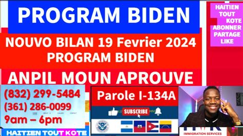 BILAN 19 JANVIER GRO NOUVEL BIDEN Propoze Yon Lwa Pou Tout Immigrant Ki