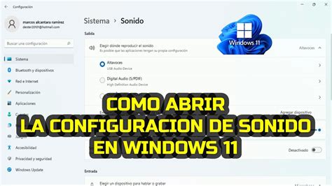 C Mo Abrir La Configuraci N De Sonido En Windows Youtube