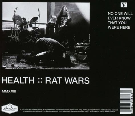 Health Rat Wars Cd Jpc