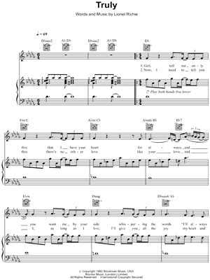 Truly Sheet Music 8 Arrangements Available Instantly Musicnotes