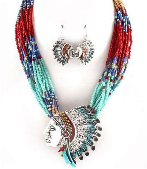 Necklaces Cowgirl Jewelry Cowgirls Untamed Necklace Set Indian