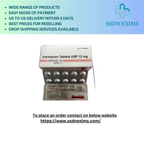 Sos Ivervid Mg Ivermectin Tablet At Rs Strip Of Tablets In