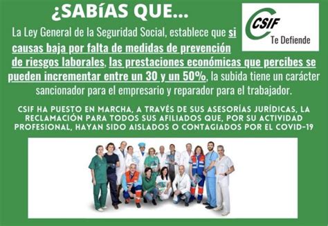 Csif Csif Tramitar A Todos Sus Afiliados La Solicitud De Recargo En