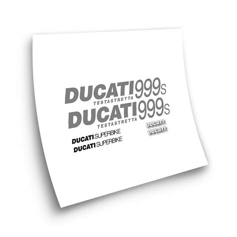 Autocollant Pour Motos Ducati 999s Testastretta Star Sam